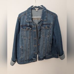 Plus Size Jean Jacket